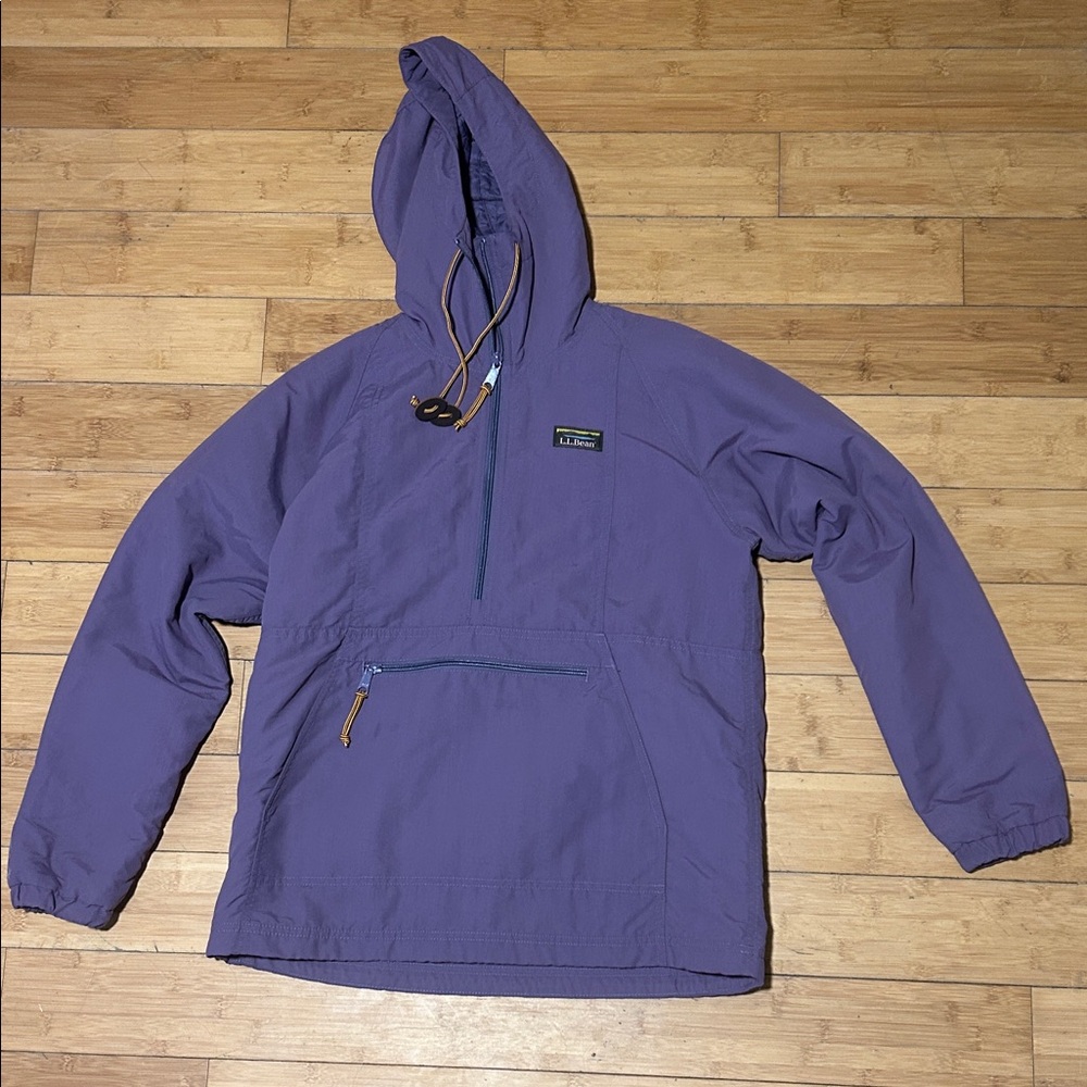 L.L. Bean Purple Anorak Hooded Jacket